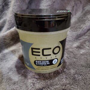 Eco Style Black Castor and Flaxseed Oil Styling GEL Max Hold 16oz